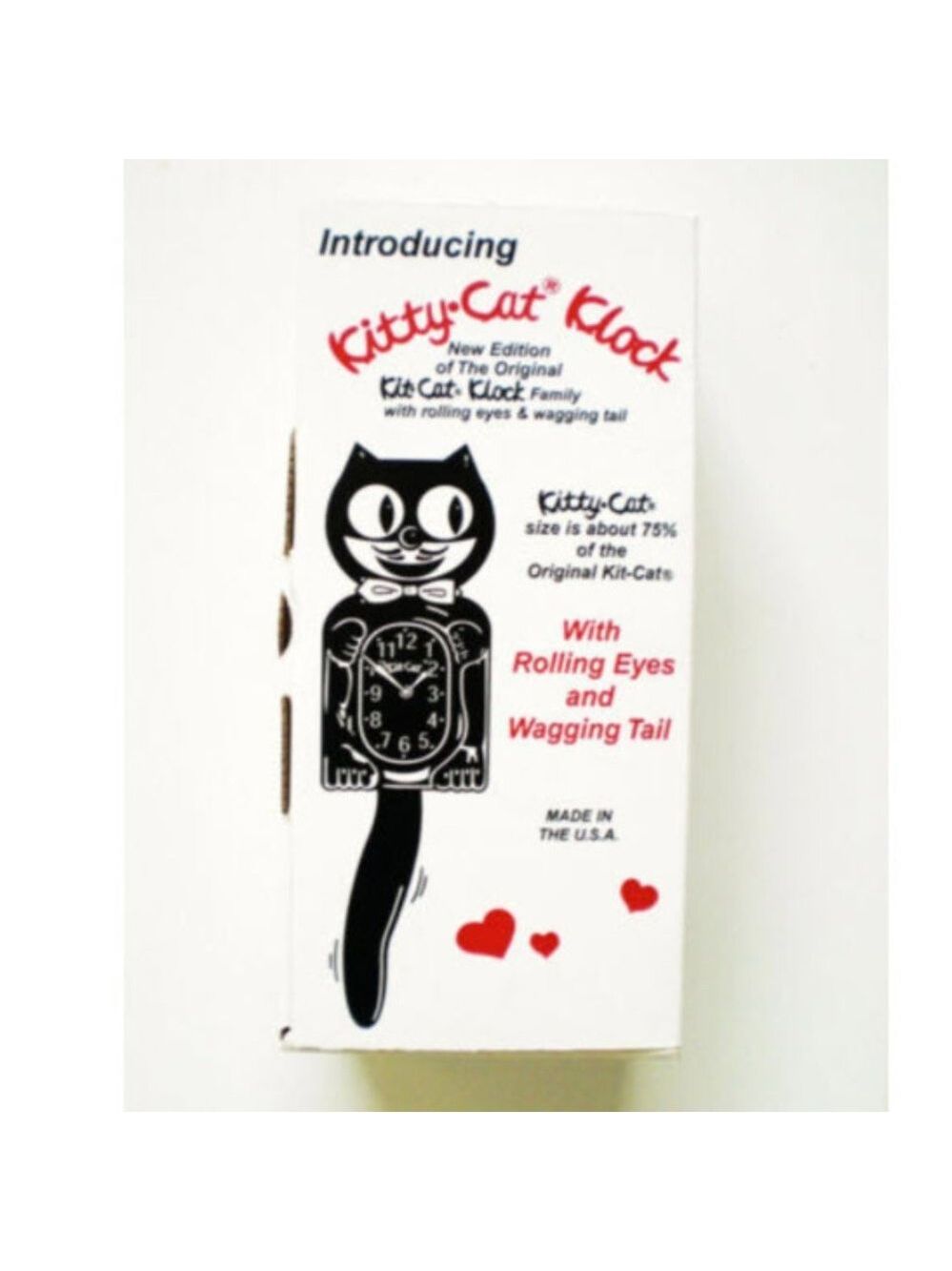 Urban Outfitters Ocean Waves Kitty-Cat Kit-Cat clock Kat Klock - Picture 4 of 4